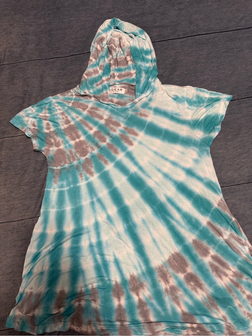 Tie-dye Swimsuit Cover Up Shirt/Dress